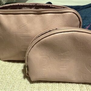 BEIS The Cosmetic Pouch Set in Pink